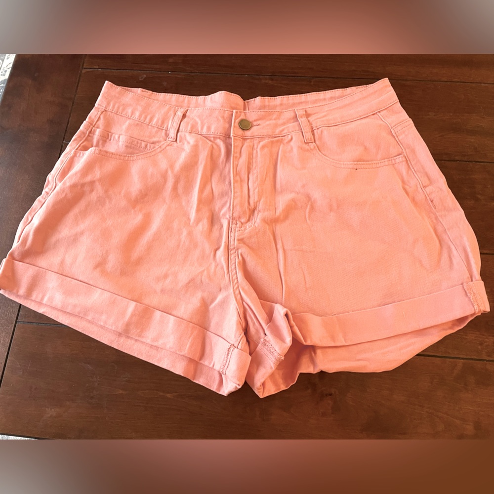 Pink Jean Shorts